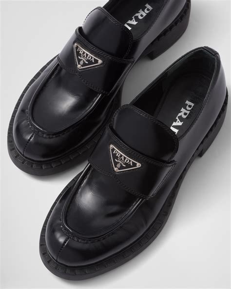 black prada loafer|prada buckle loafer ladies.